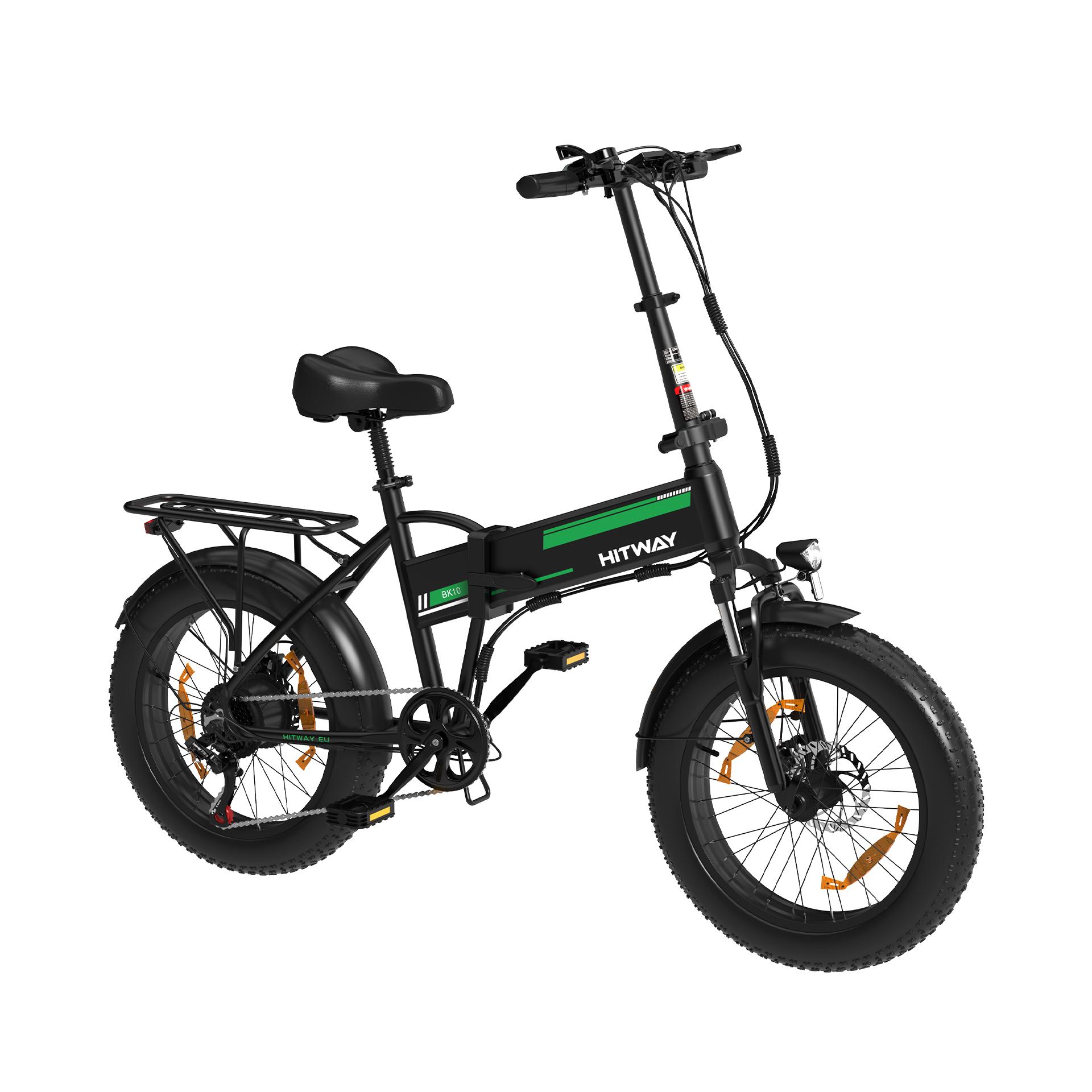HITWAY BK10S Fat Tire Folding Bike - Image 2