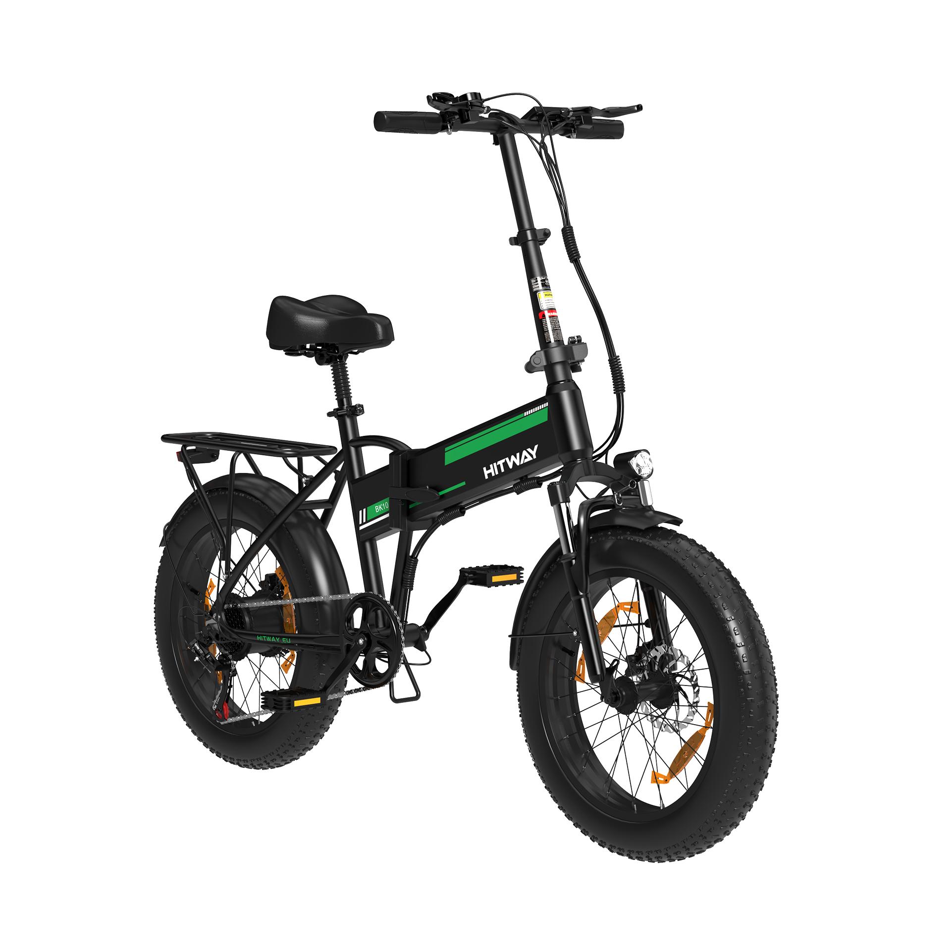 HITWAY BK10S Fat Tire Folding Bike - Image 5